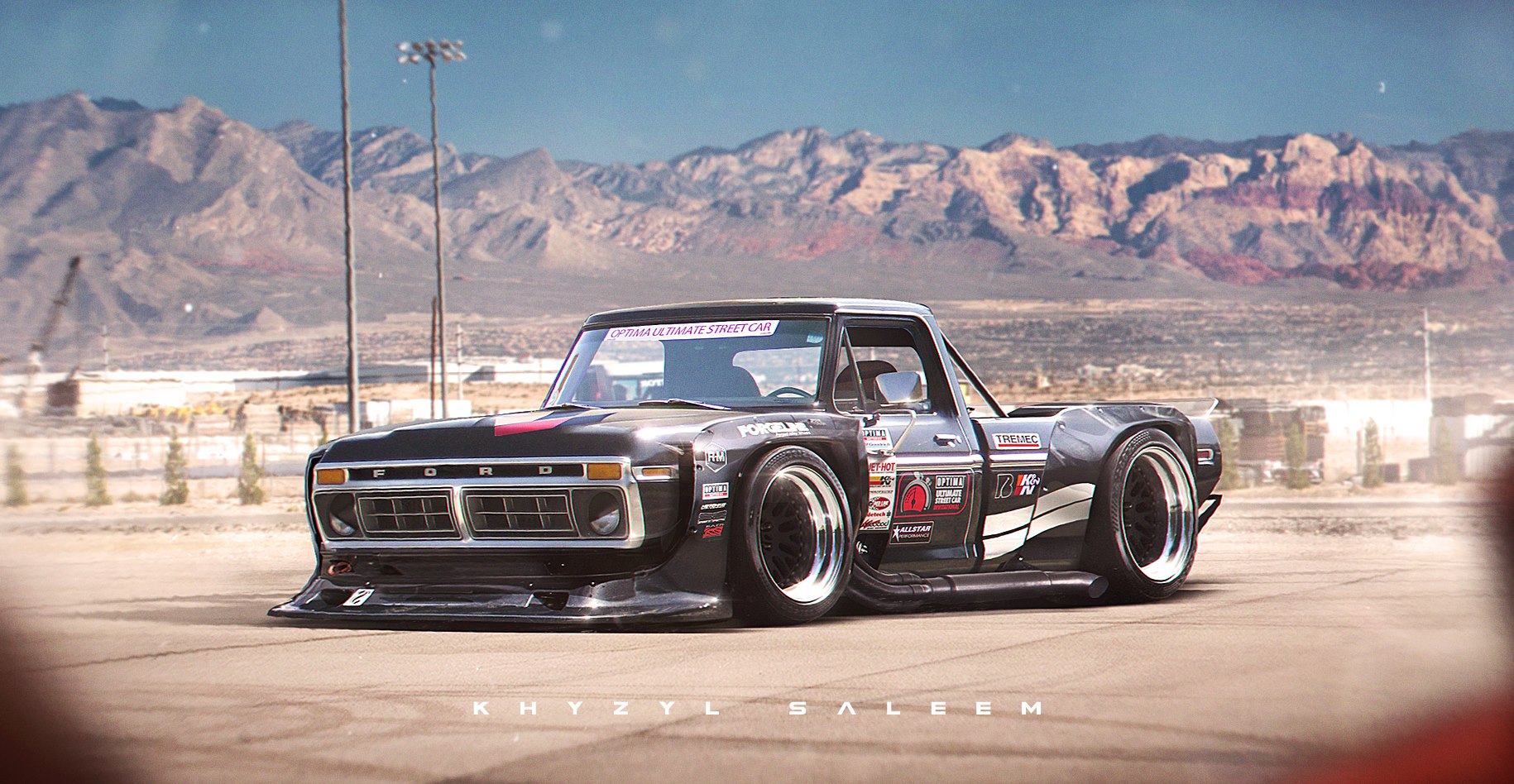 1970s Ford F Series With Toyota Ae86 N2 Wide Body Kit