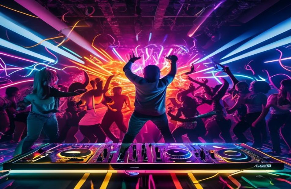 Led Dj Lights Wallpaper