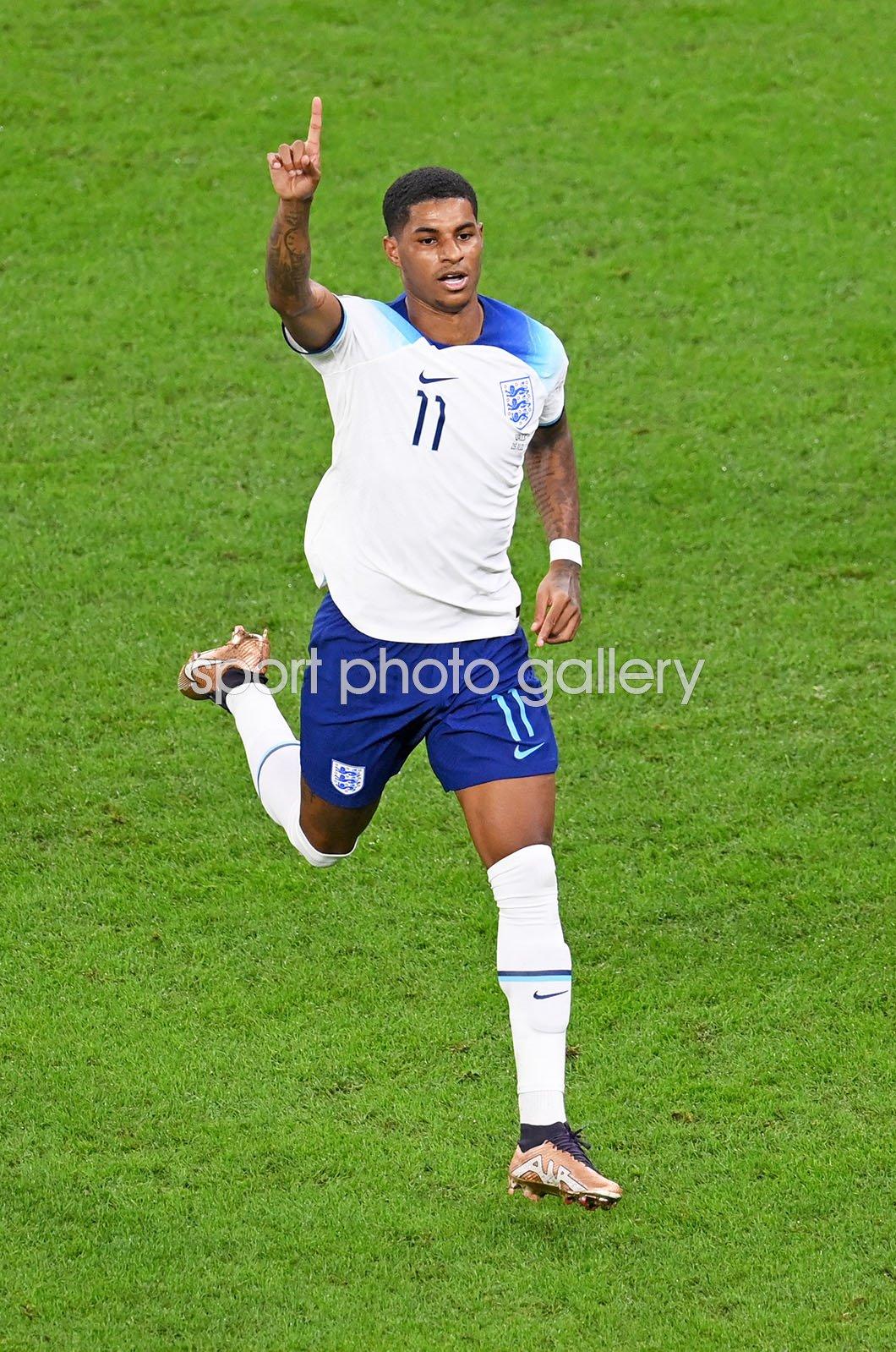 Marcus Rashford England Celebrates V Wales World Cup Image