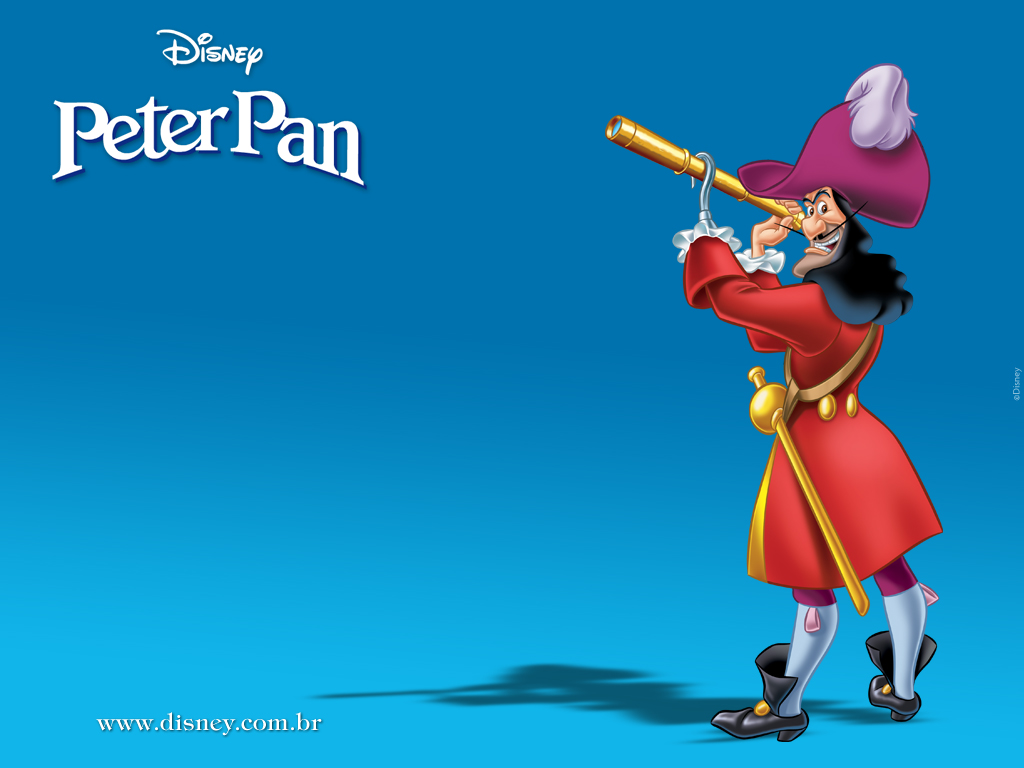 Captain Hook Disney S Peter Pan Wallpaper