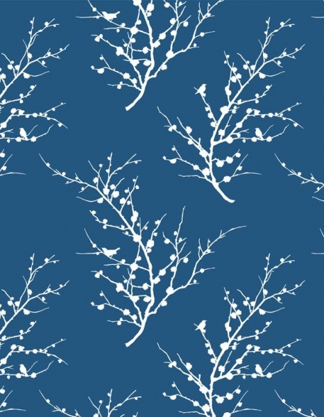 Tempaper Edie Frosted teal wallpaper by Couture Deco