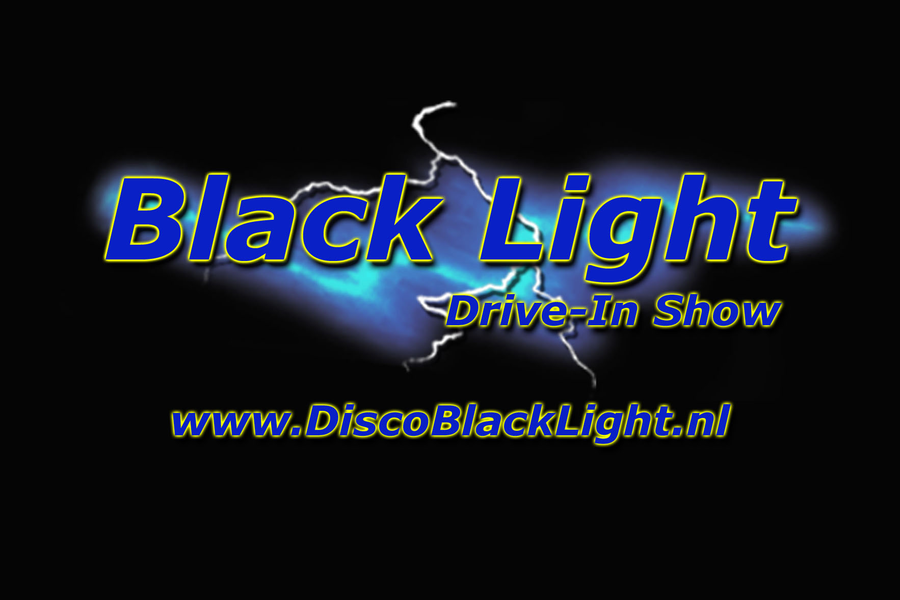 Black Light Reclamebord In Groot Formaat 291kb Zwarte