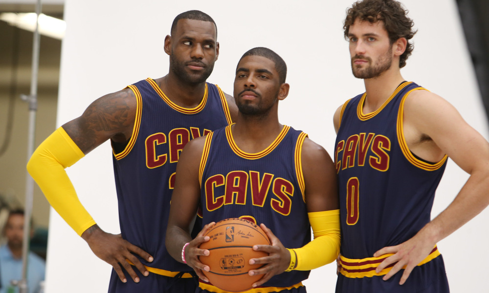 Lebron James Gave Kevin Love And Kyrie Irving Some Serious Side