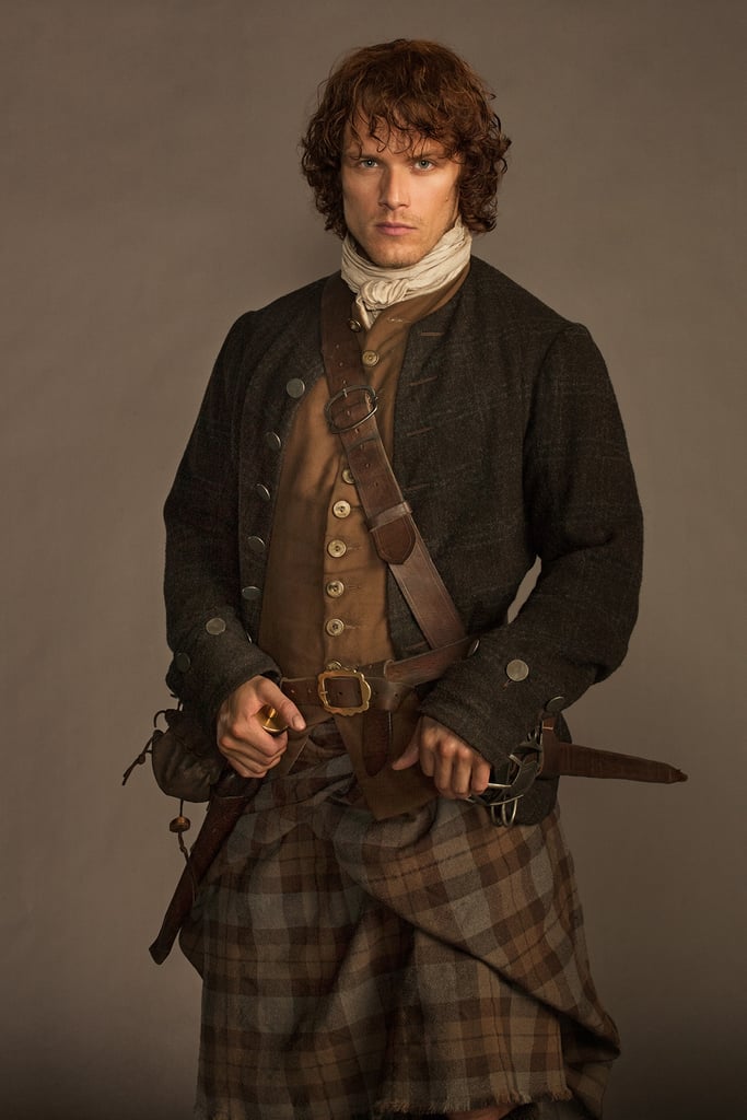 Sam Heughan As Jamie Fraser Outlander Character Pictures