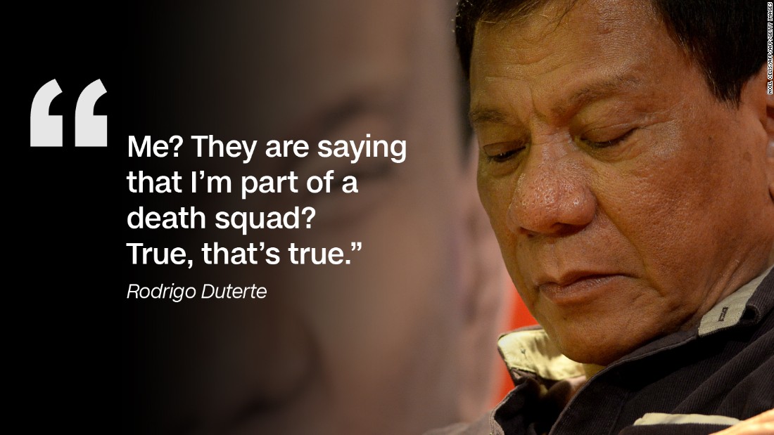 Who Is Philippines President Rodrigo Duterte Cnn