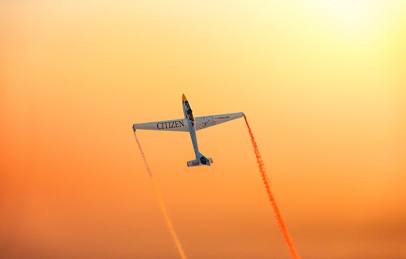 Wallpaper Sky Flying Sunset Wings Airplane Plane Aviation