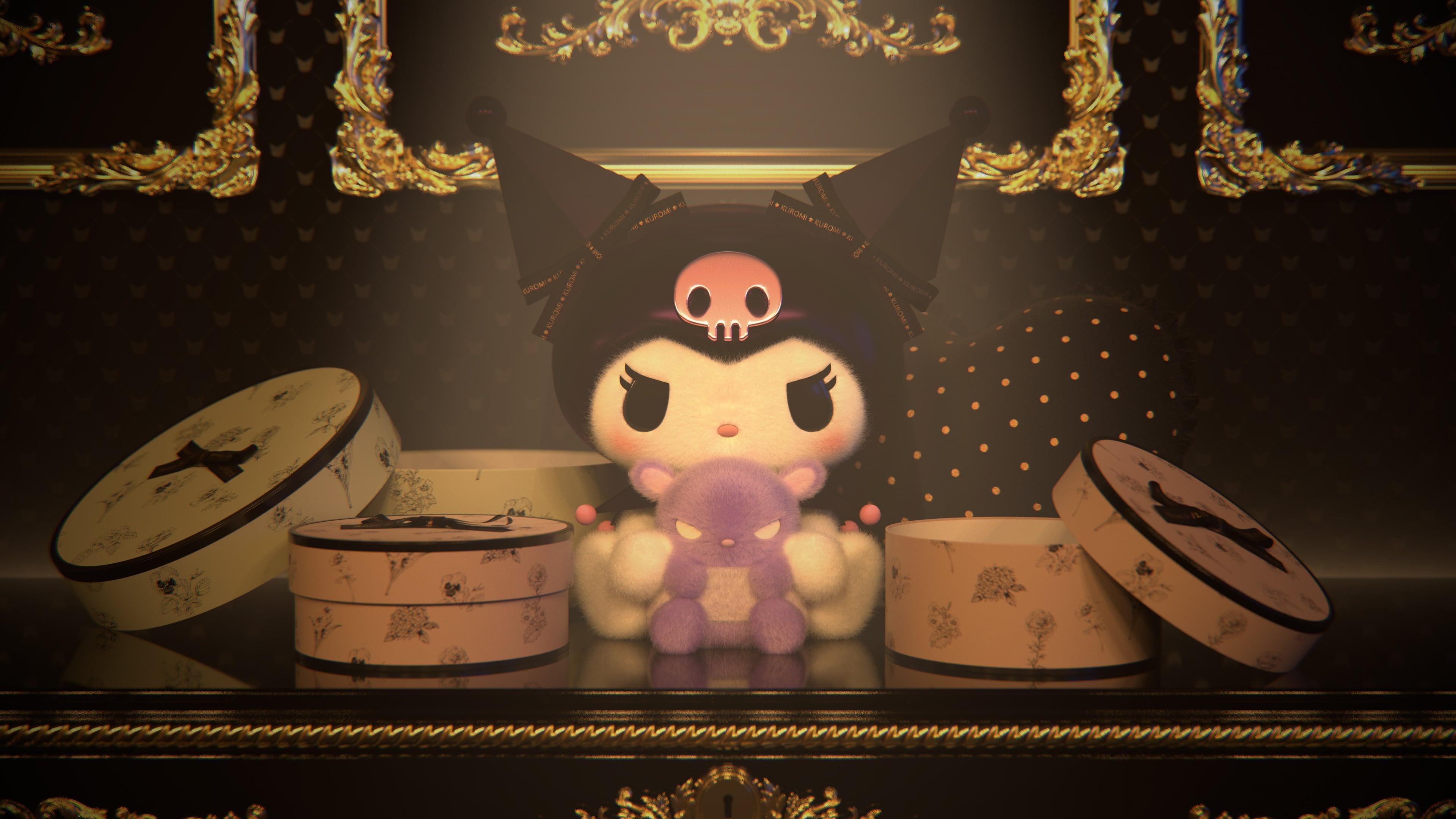 Kuromi Anime Onegai My Melody 4k Ultra HD Wallpaper