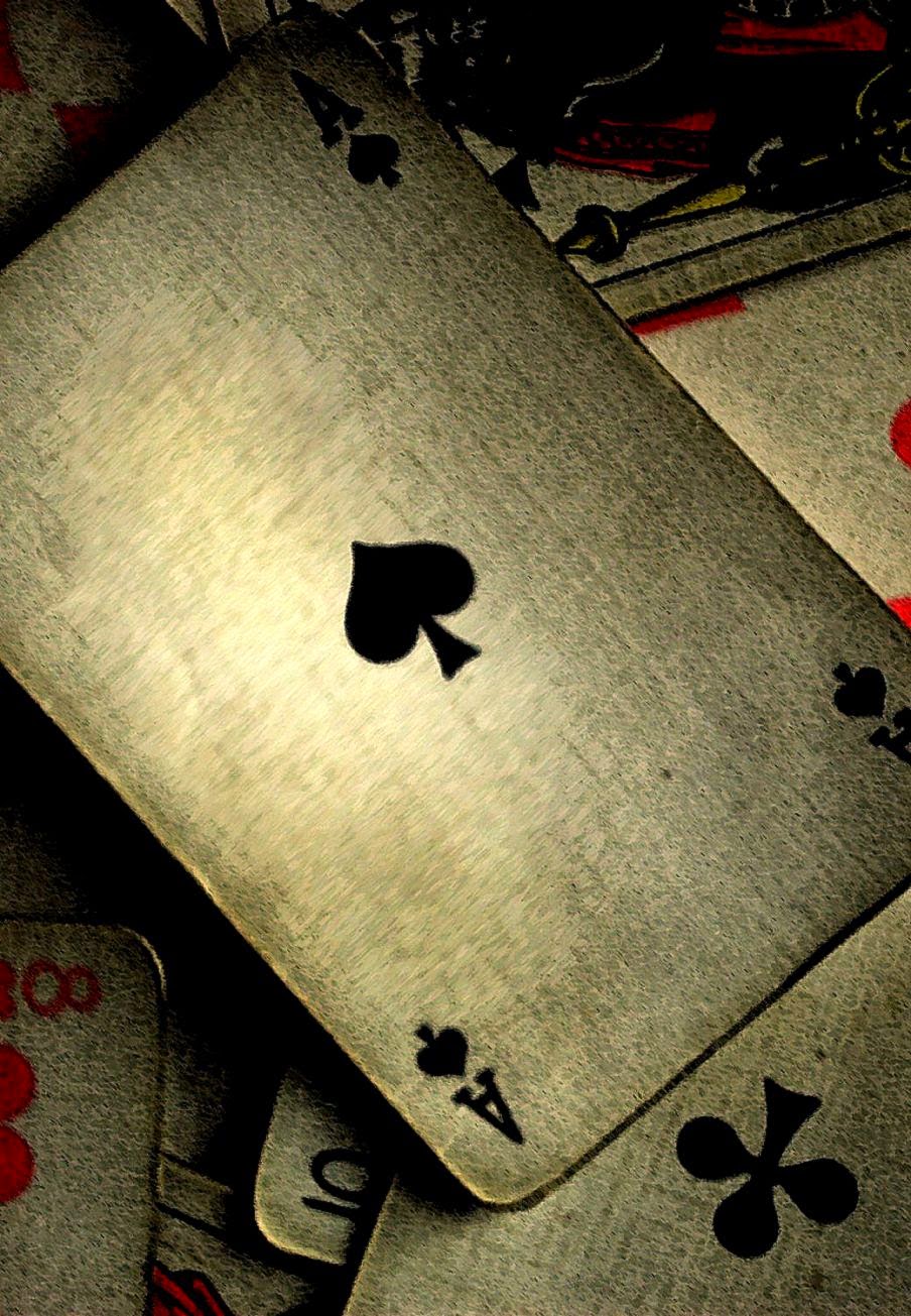 Poker Game Ace Of Spades HD Wallpaper