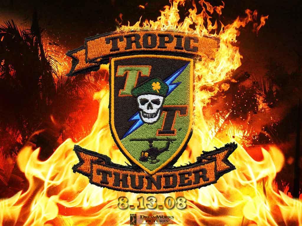 Tropical Logo Tropic Thunder Papel De Parede Wallpaper