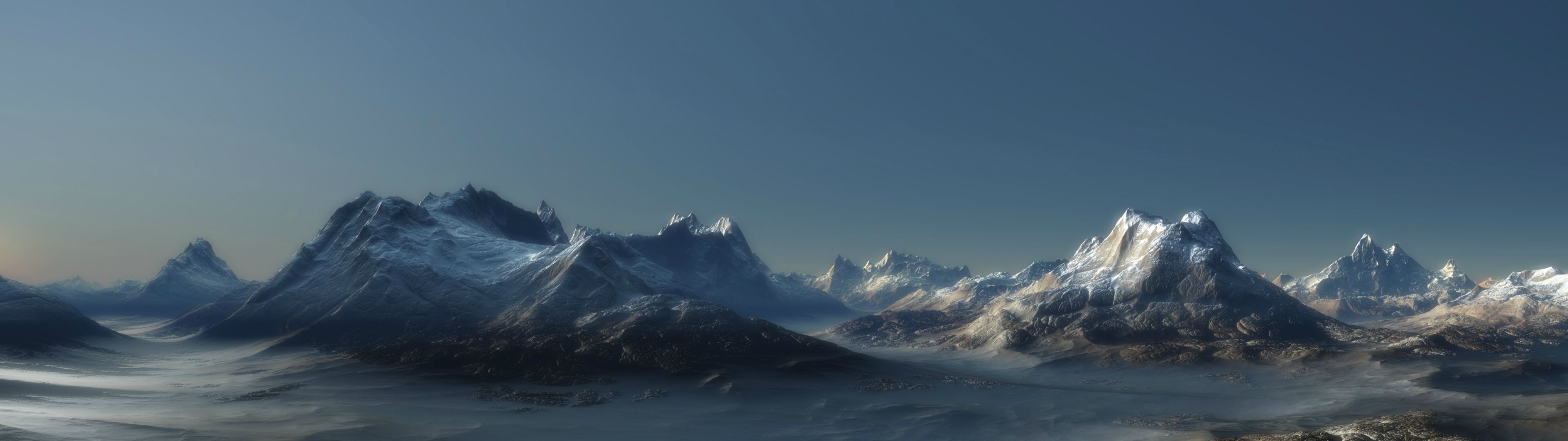 🔥 Download Snowy Mountains Ii Dual I By Csmith58 3840x1080