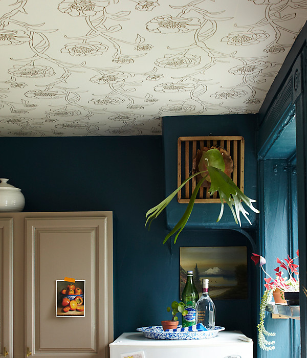 one kings lane Design Trend Wallpaper Featured On The Ceiling