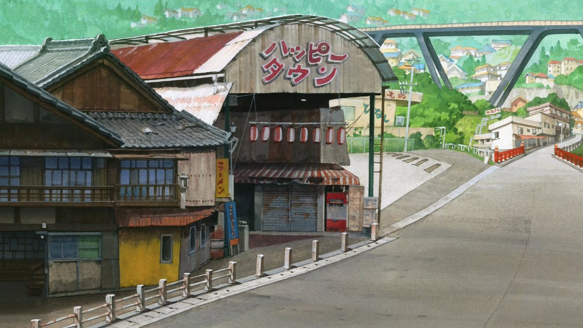 Animation Background On Lu Over The Wall Masaaki Yuasa