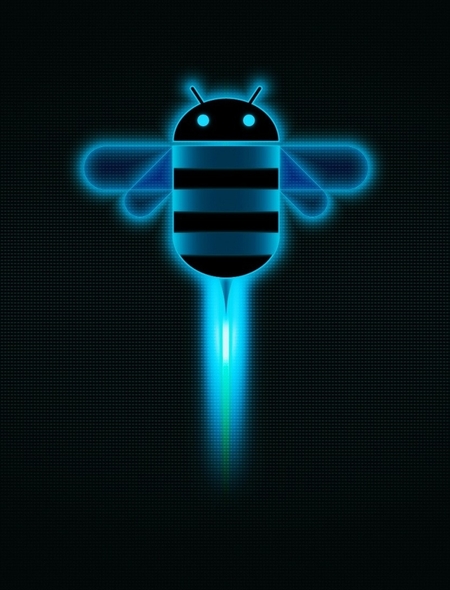 Android Blue Bee Wallpaper For Blackberry Bold