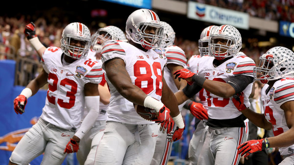 Ohio State Players After Defensive Lineman Steve Miller Scored A