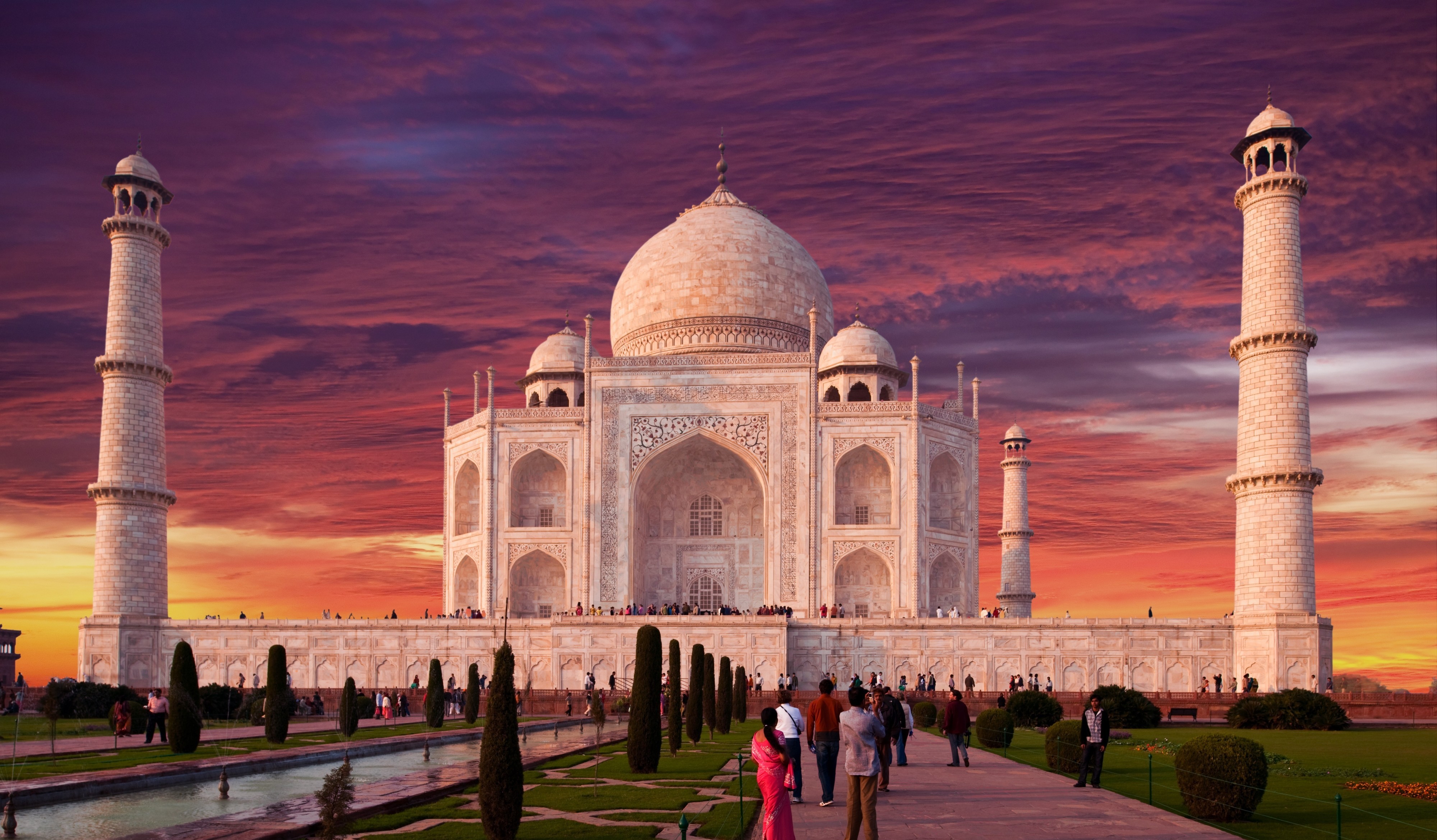Taj Mahal Wallpaper Image Photos Pictures Background