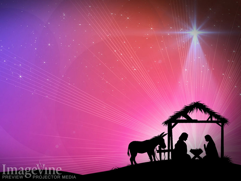 Christmas Nativity Ppt Background