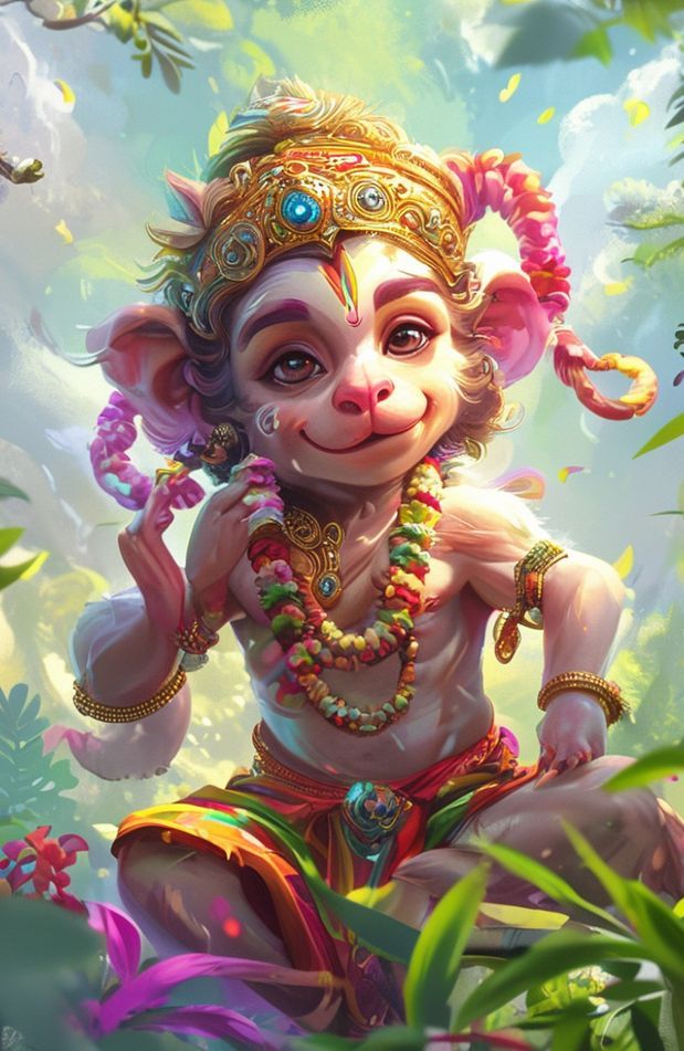 Baby Hanuman Wallpaper