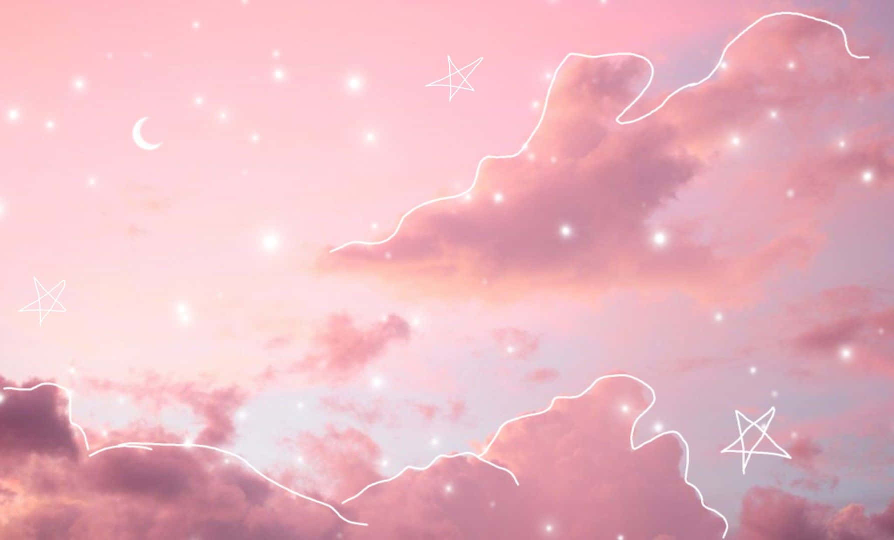 Desktop Pink Aesthetic Wallpaper