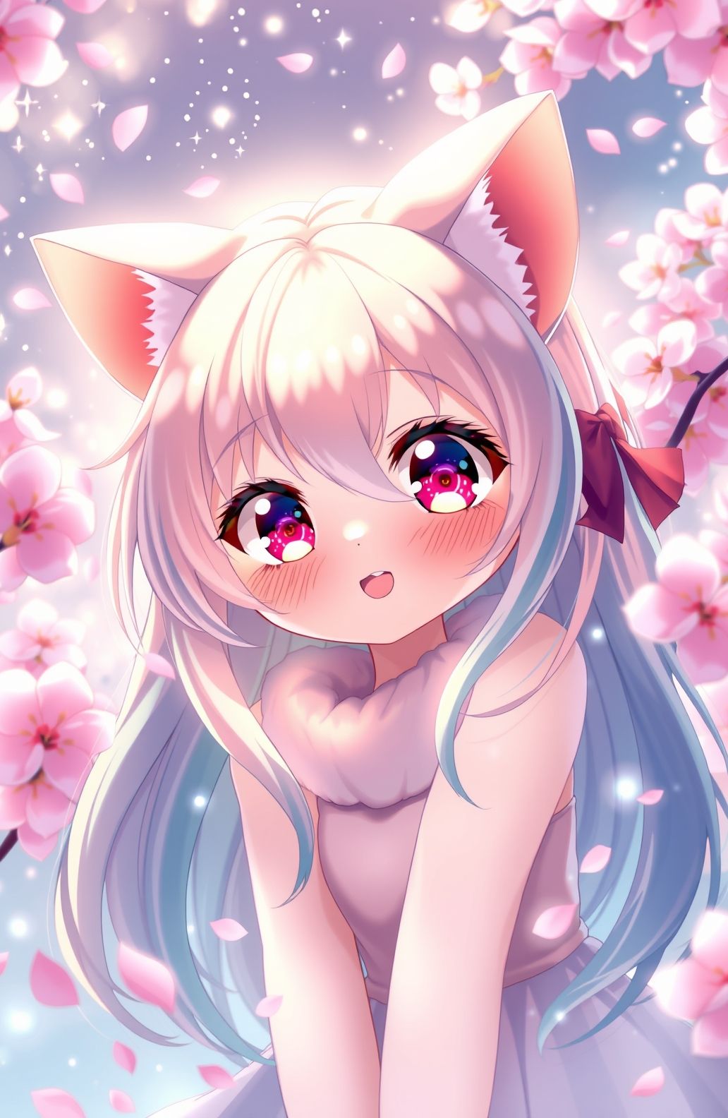 Anime Cat Girl Wallpaper