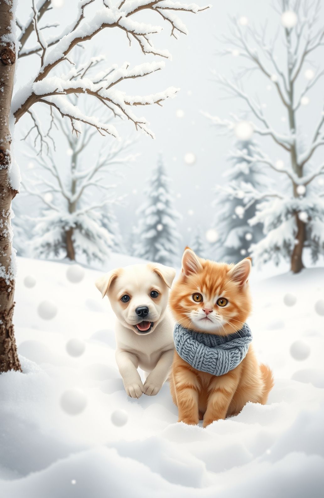 Winter Pet Wallpaper