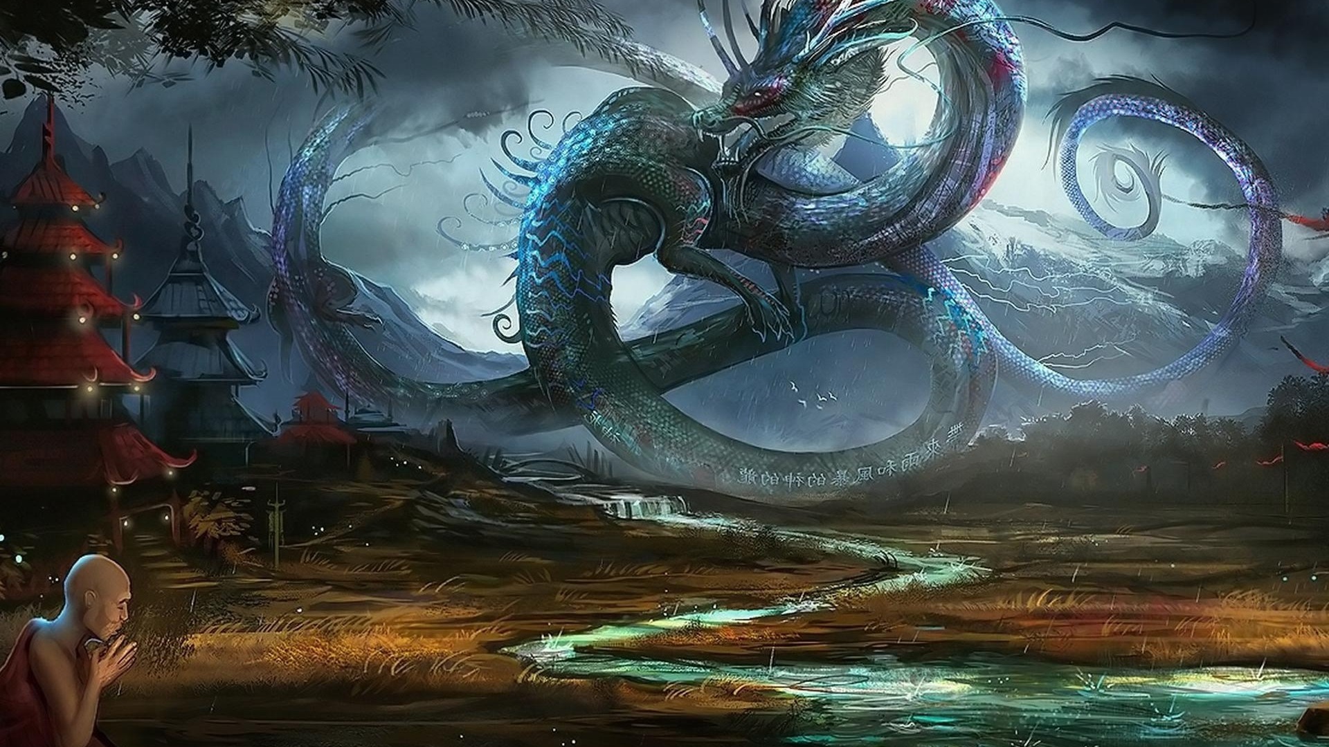 Dragon In Ancient China Wallpaper
