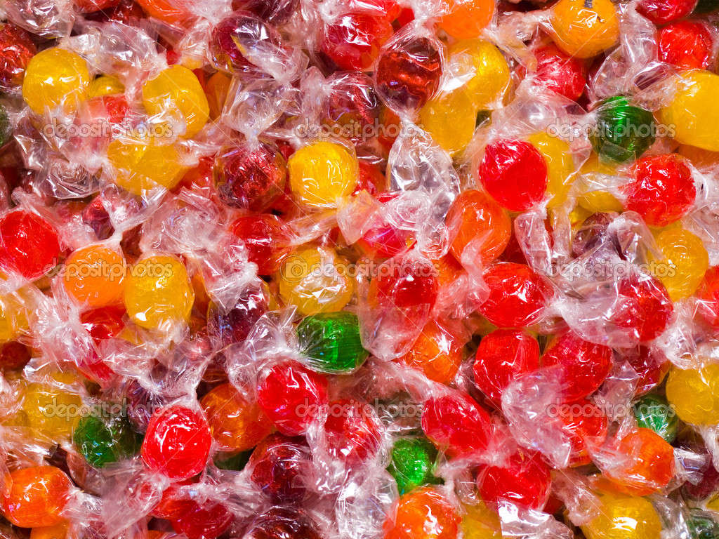 Colorful Hard Candy In Wrappers As A Background Jpg Candies