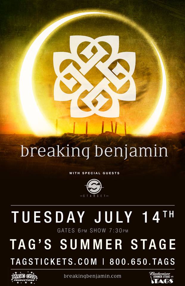 Re Breaking Benjamin Dark Before Dawn Tour Big Flats Ny