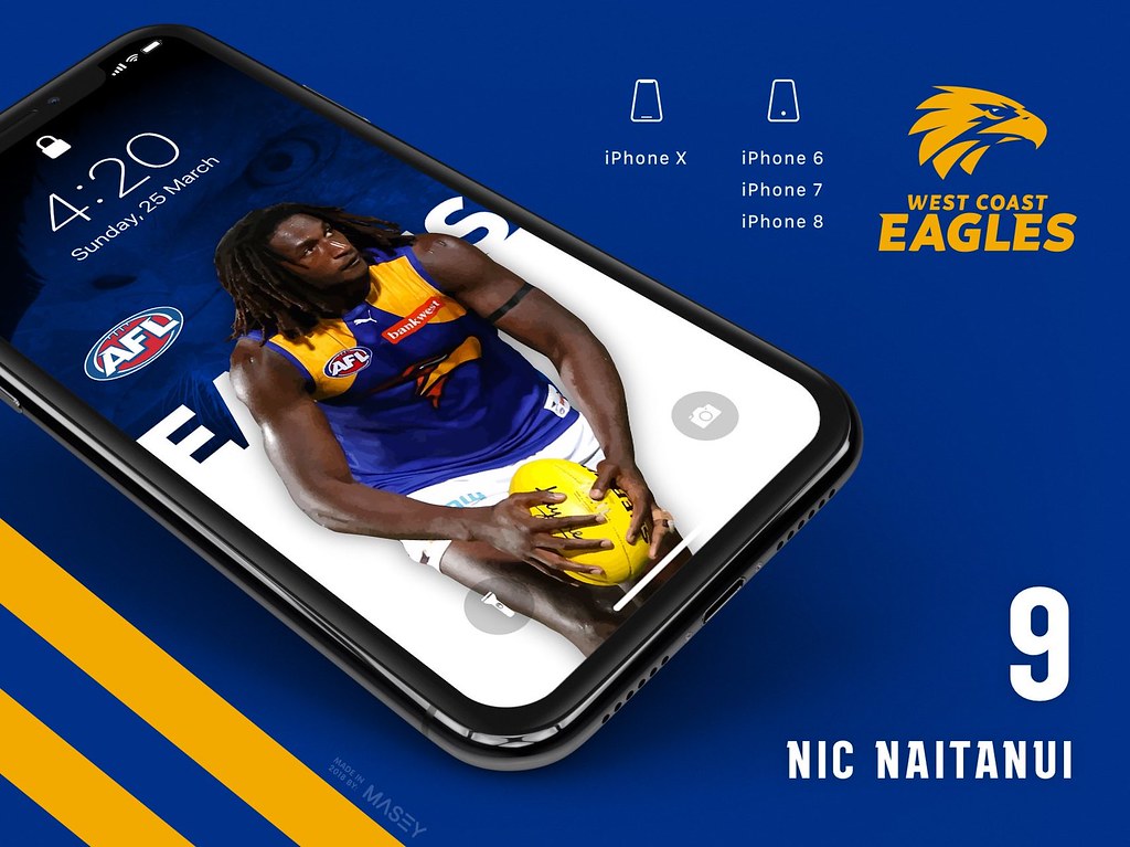 9 Nic Naitanui West Coast Eagles iPhone Wallpapers Flickr