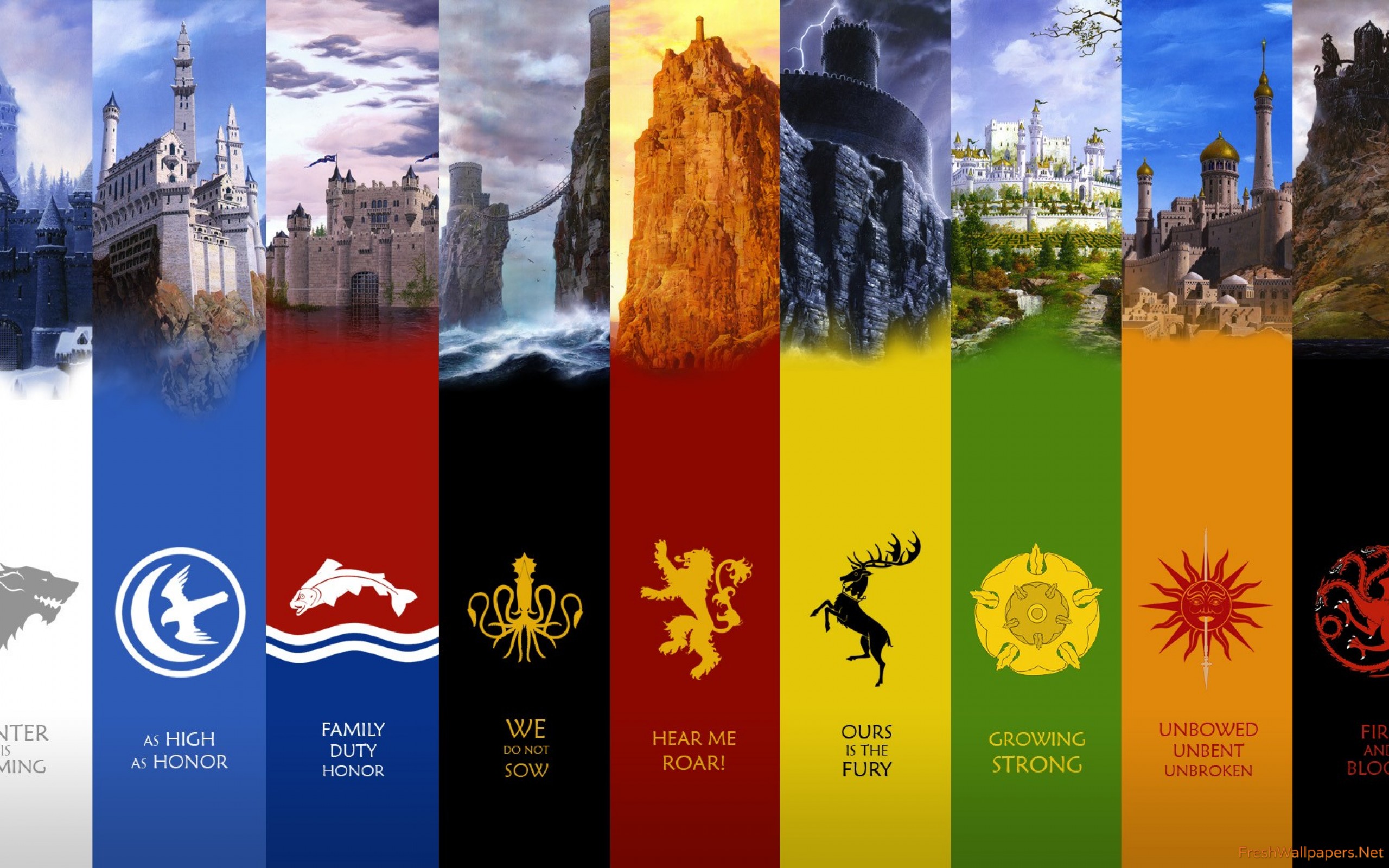 game of thrones houses wallpapers Freshwallpapers