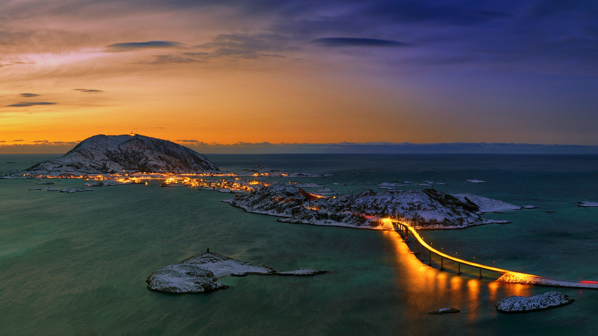 Troms Bridge Norway Wallpaper Tromso