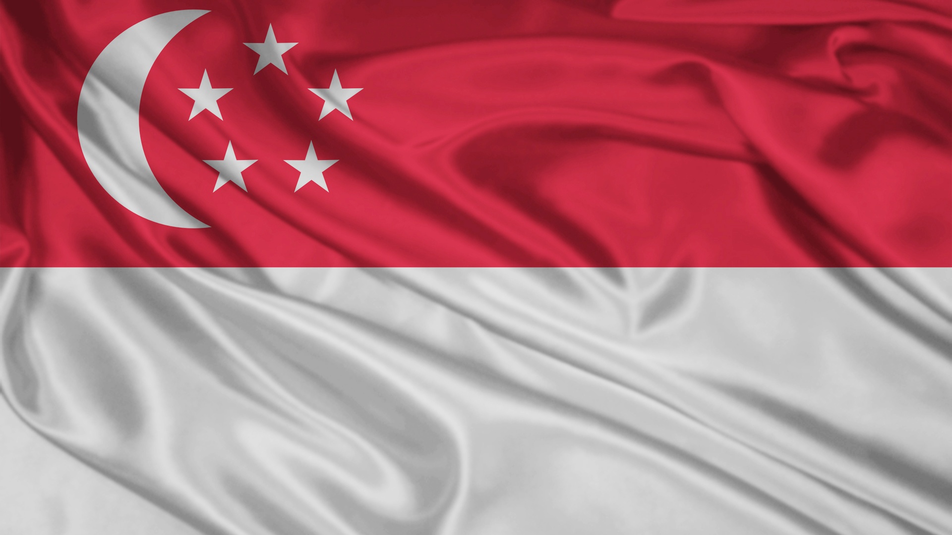 Singapore Flag Desktop Pc And Mac Wallpaper