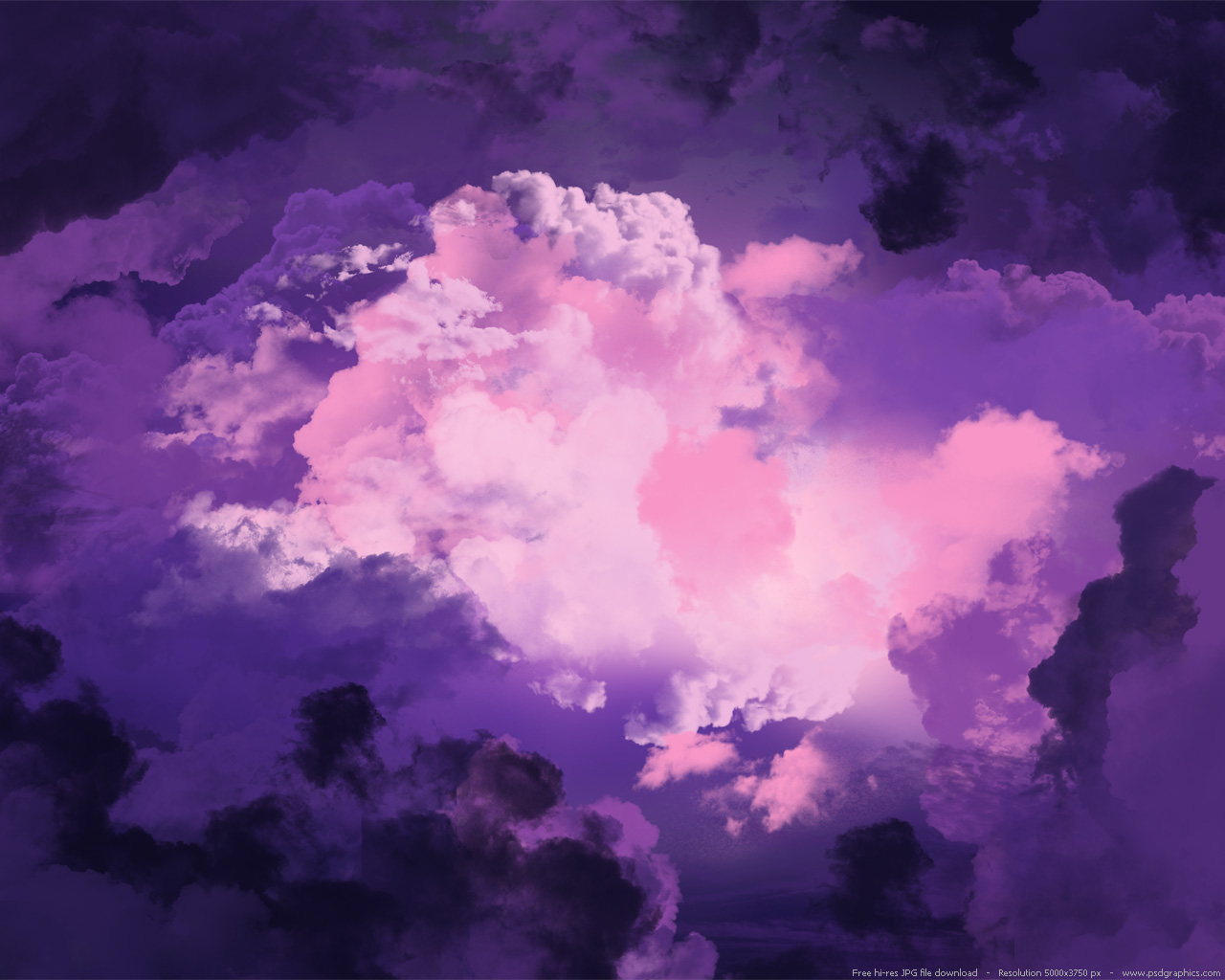 Two magical purple sky backgrounds PSDGraphics