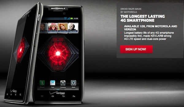 Razr Maxx Now Officially Available From Verizon Wireless Droid