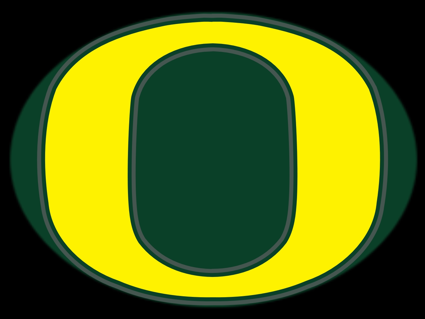 Oregon Ducks Logo Coloring Picture