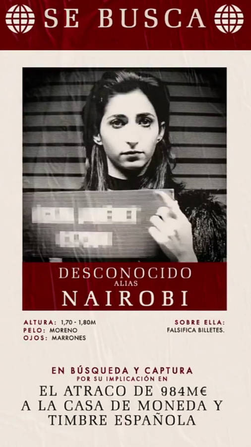 Wallpaper Nairobi Money Heist