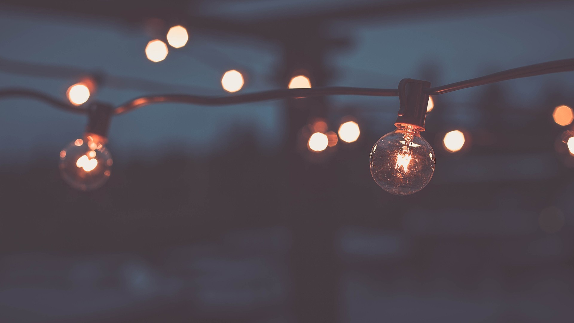 Aesthetic Fairy Lights Wallpaper
