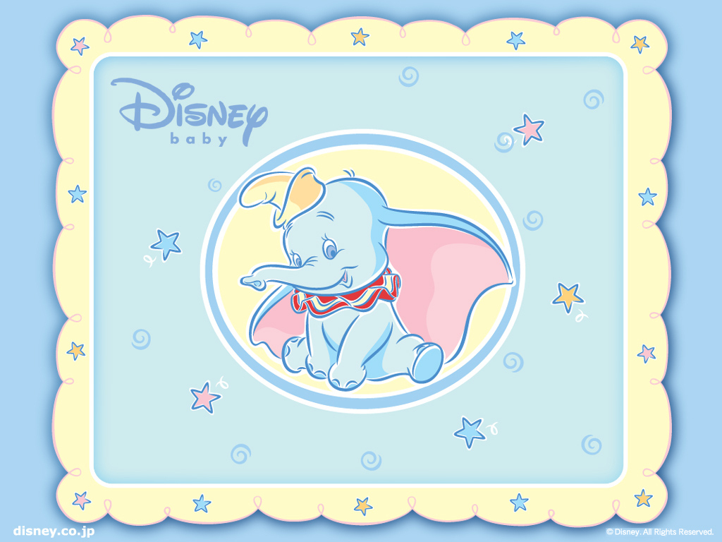 Baby Dumbo Wallpaper Disney