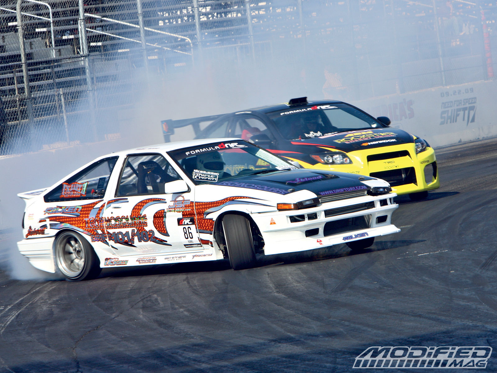 Formula Drift Round Toyota Corolla Ae86 Tandem