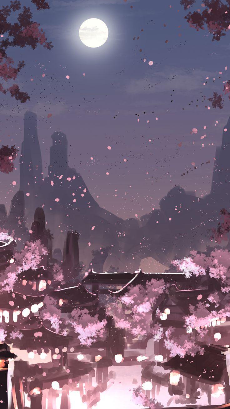 Anime Wallpaper Cherry Blossom Bonitos