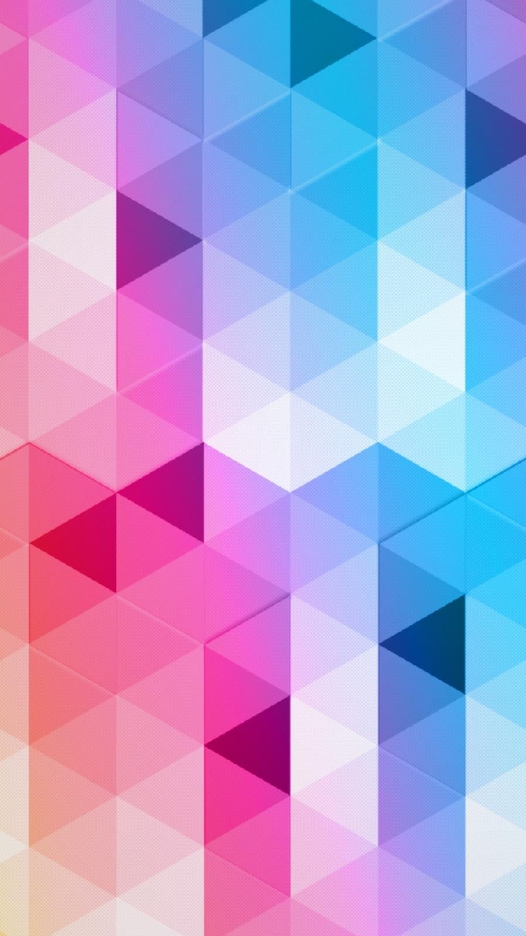 Iphone wallpaper Multicolor geometric shapes iPhone 6 and under 750x1334