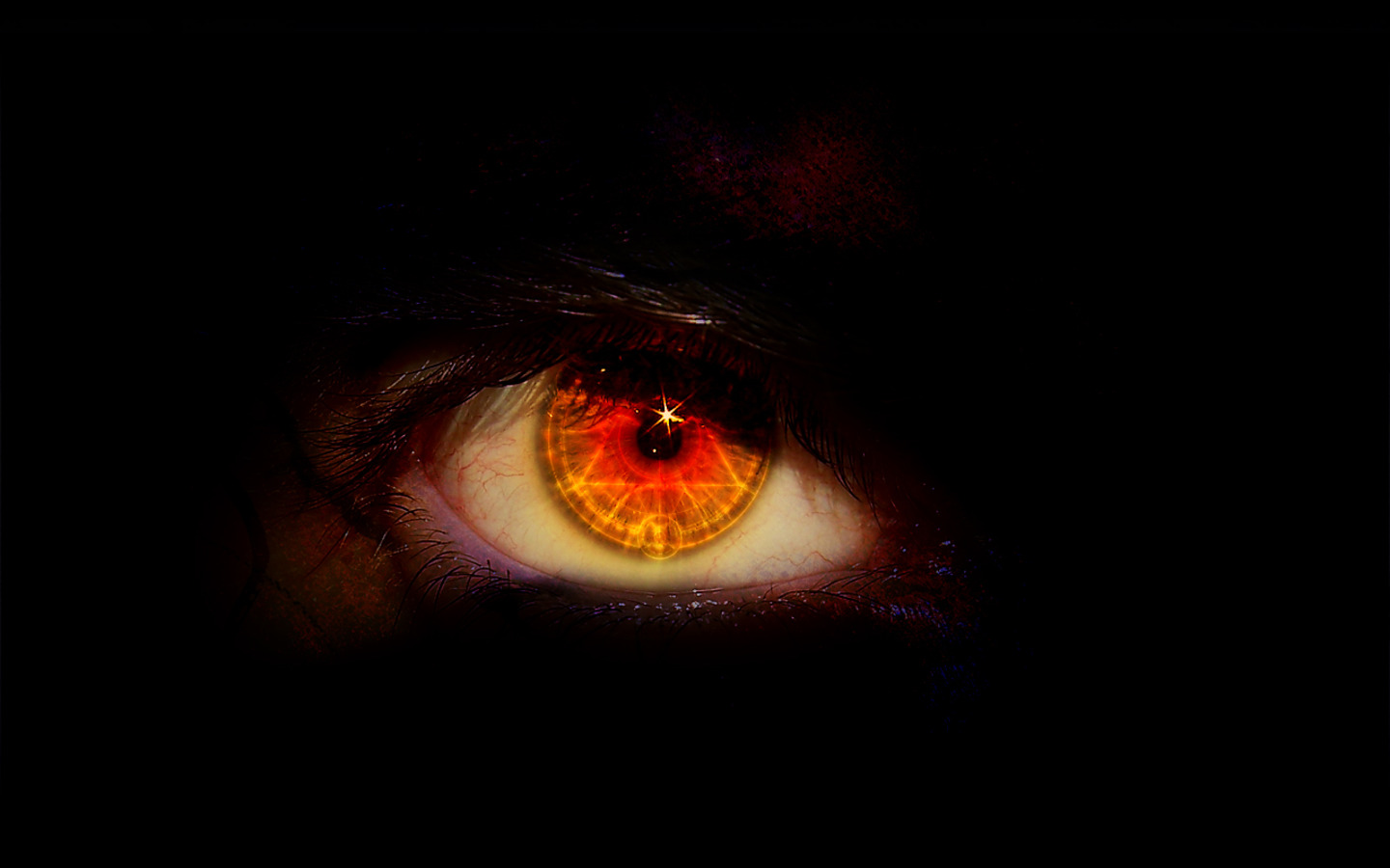 Horror Evil Eyes In Fear Wallpaper Pixhome