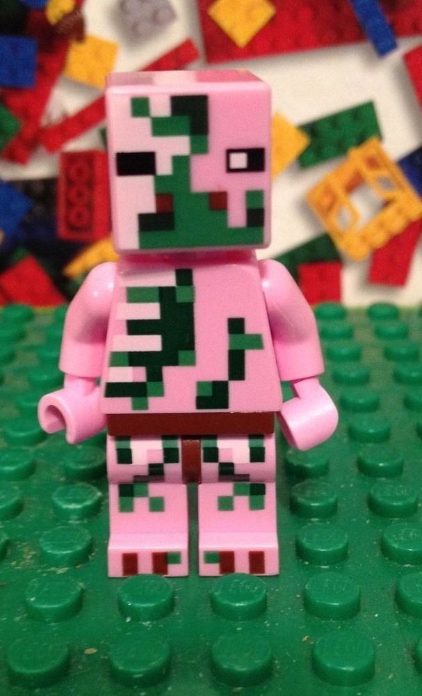 Lego Minecraft Zombie Pigman Minifigure With Image