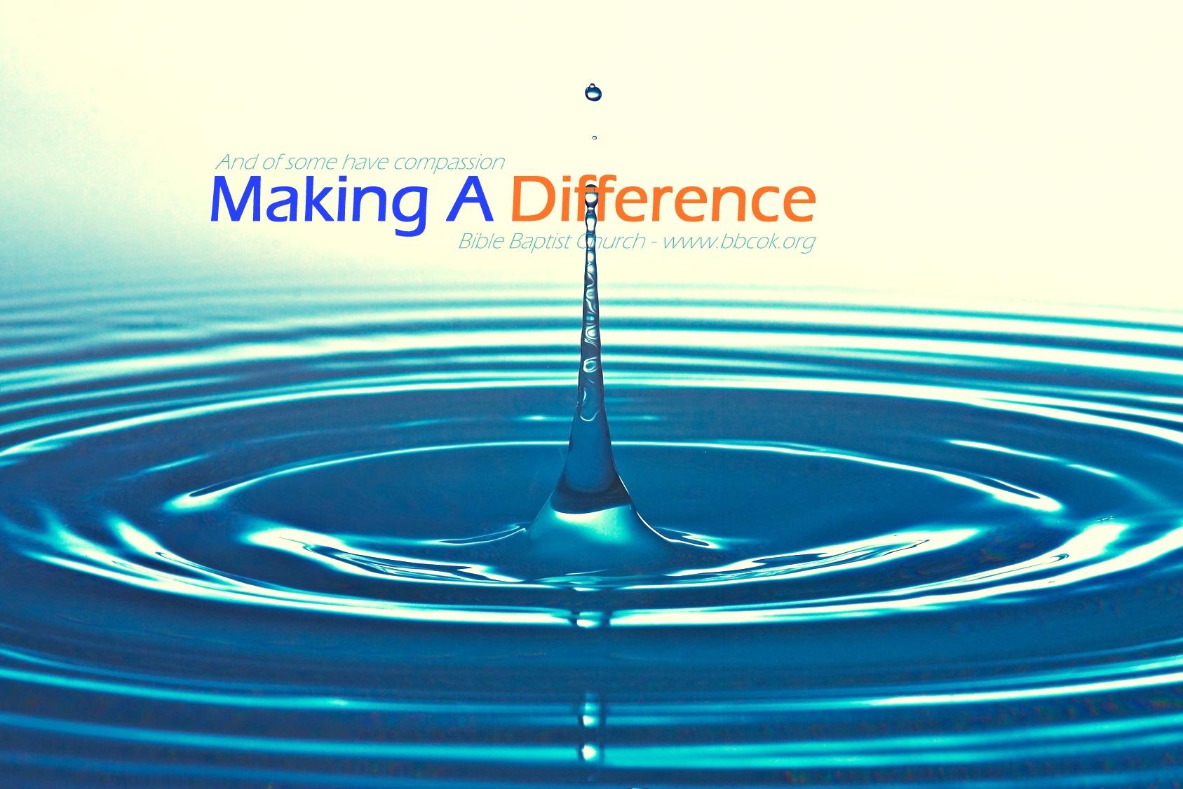 Making A Difference Wallpaper Christian And Background
