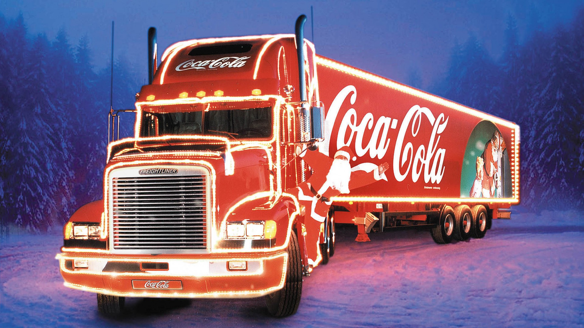 Coca Cola Christmas Truck HD Wallpaper FullHDwpp