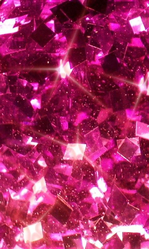 Pink Diamonds Live Wallpaper Screenshot
