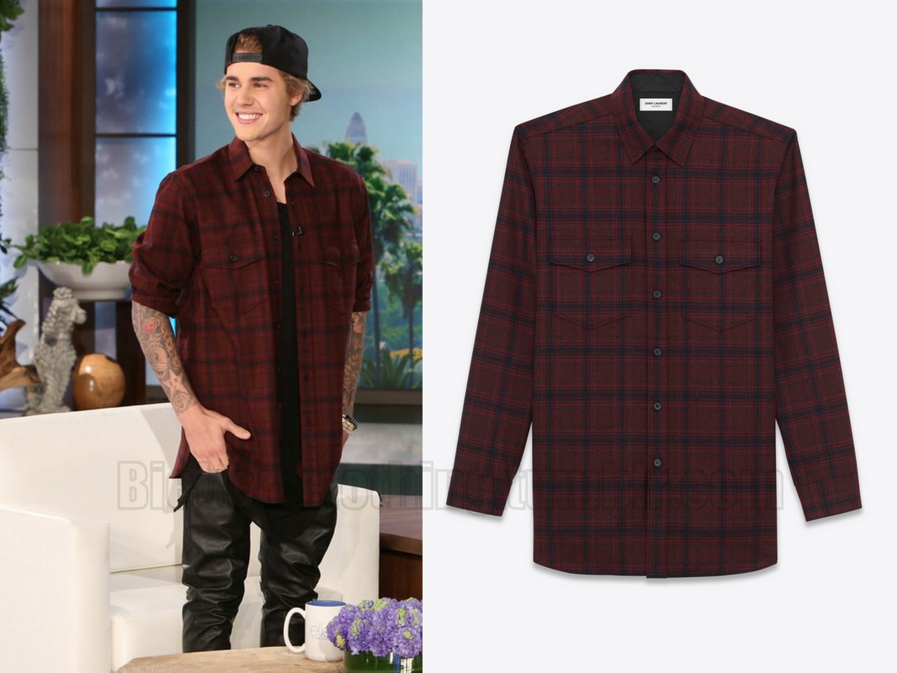 Bieber Clothing Justin Surprises The Crowd At Ellen Show