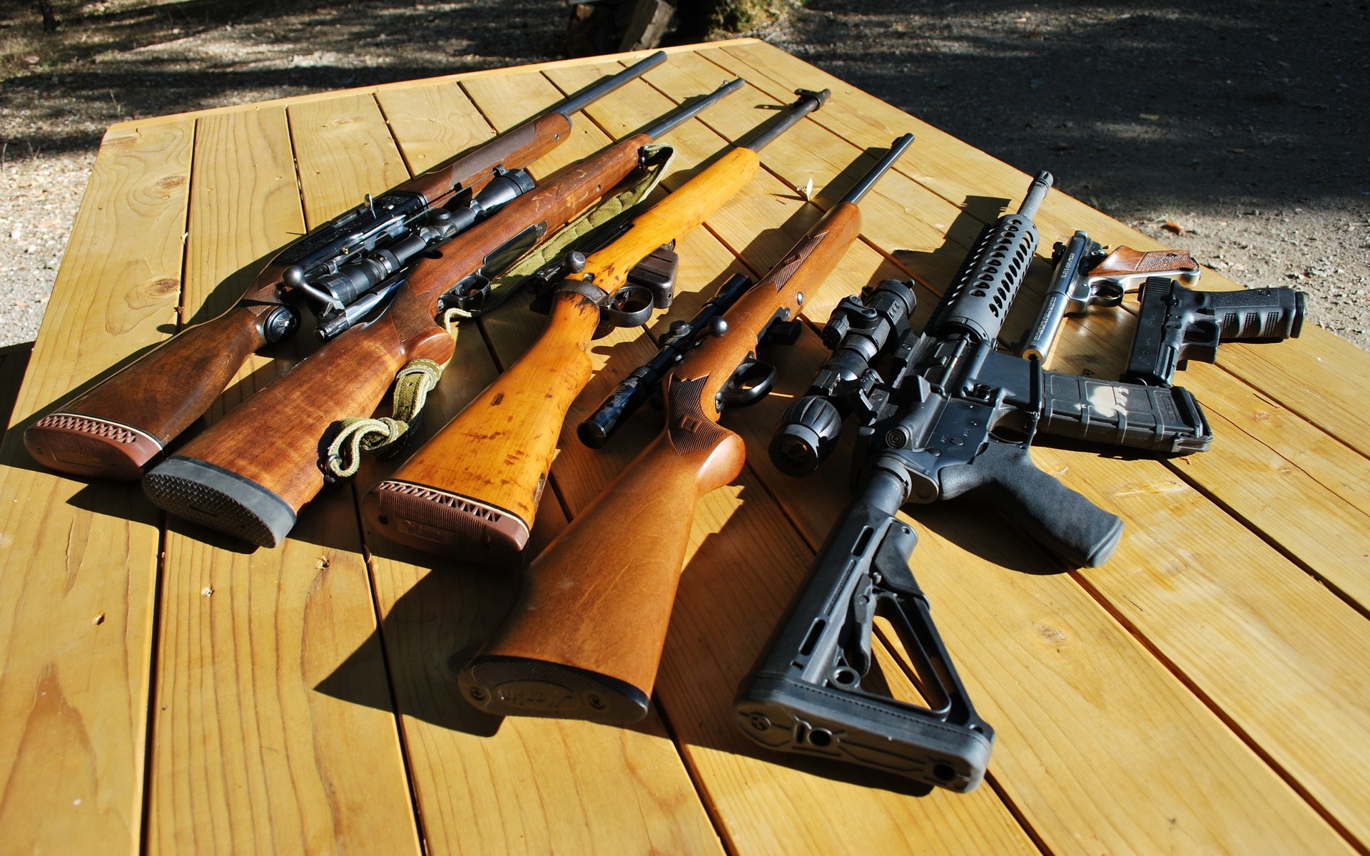 Guns Military Weapons Glock Ar Lee Enfield Smle Ruger Wallpaper