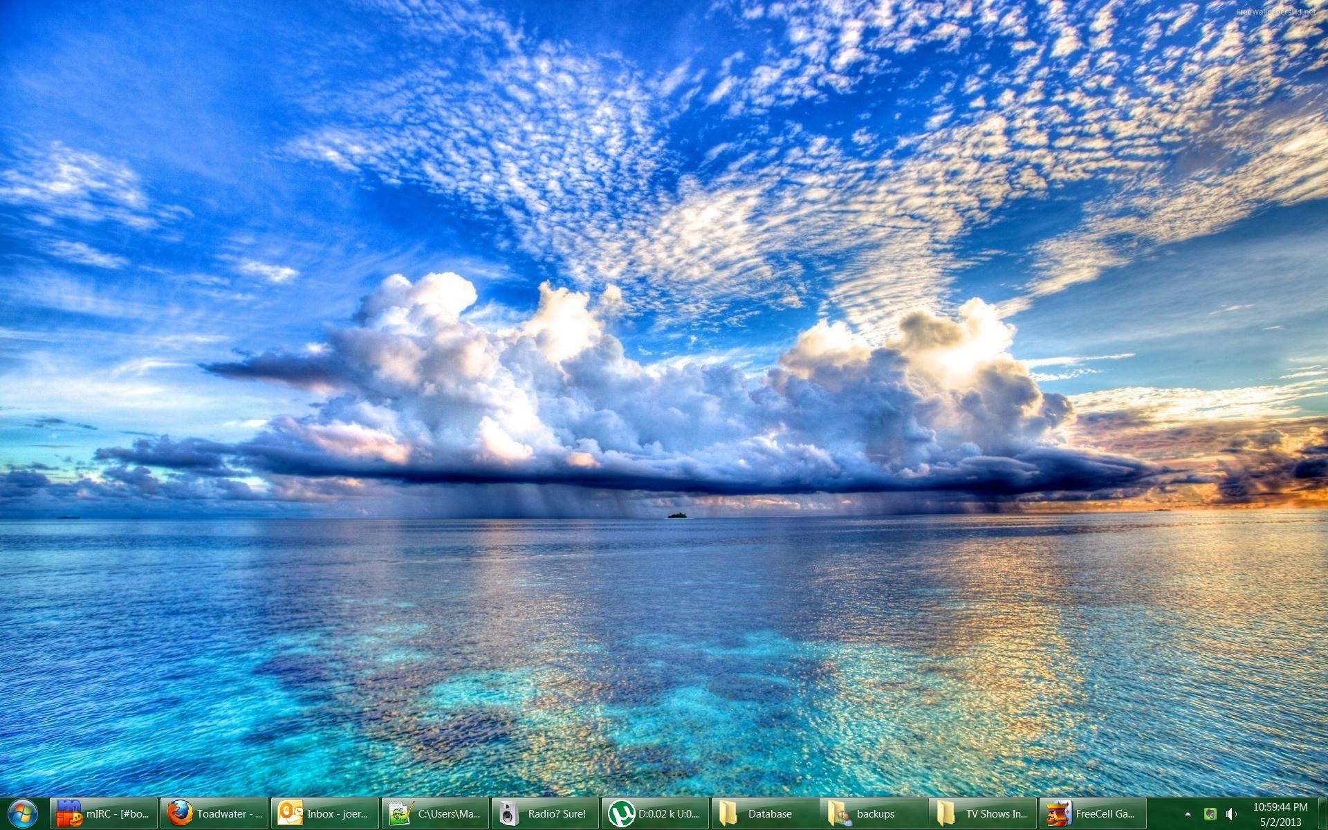 Relaxing Desktop Background On