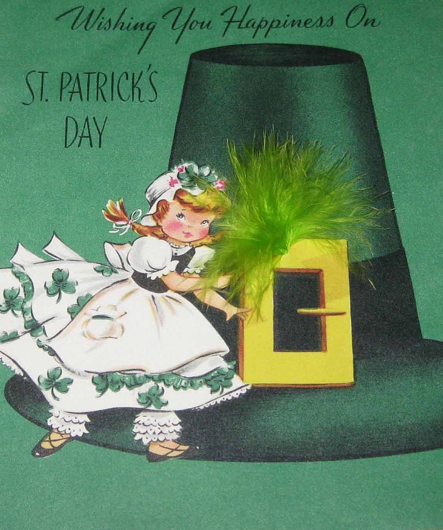 Vintage St Patricks Day Card