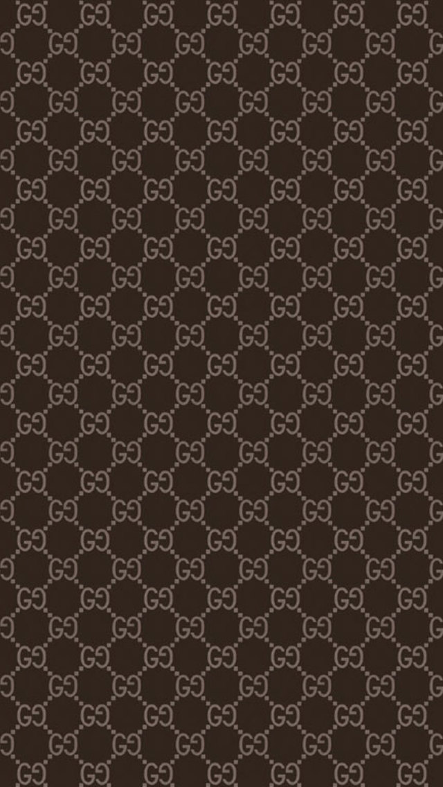 Basic Brown Gucci Wallpaper For iPhone